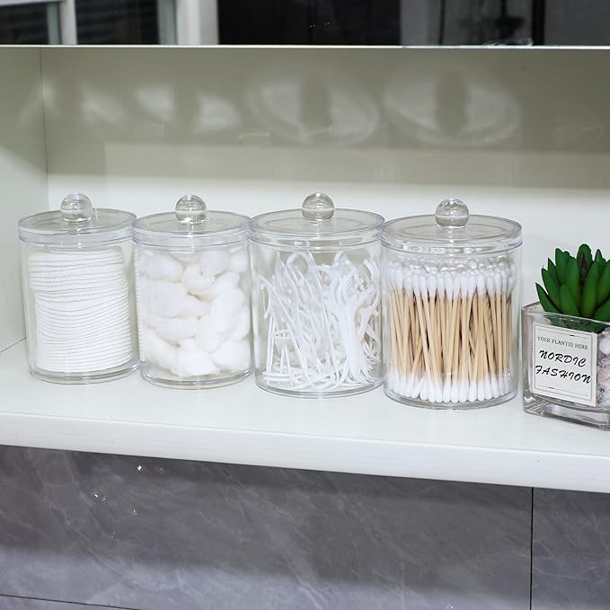 2700 Count Hotel Vanity Set Bulk 1000 Cotton Balls 500 Cotton Rounds 1000 Swabs with Double Round Tip 200 Dental Floss Picks for Face Makeup Removal Toiletries