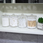 2700 Count Hotel Vanity Set Bulk 1000 Cotton Balls 500 Cotton Rounds 1000 Swabs with Double Round Tip 200 Dental Floss Picks for Face Makeup Removal Toiletries