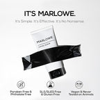 MARLOWE. No. 122 Facial Scrub 6 oz, Gentle Face Exfoliator with Apricot Seed Powder & Pumice, Cleanses & Smooths, Fresh Pine & Agarwood Scent