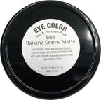 Banana Creme Matte Yellow Gold Opaque Beige Pressed Powder Single Vegan Eyeshadow; Talc, Paraben & Cruelty Free