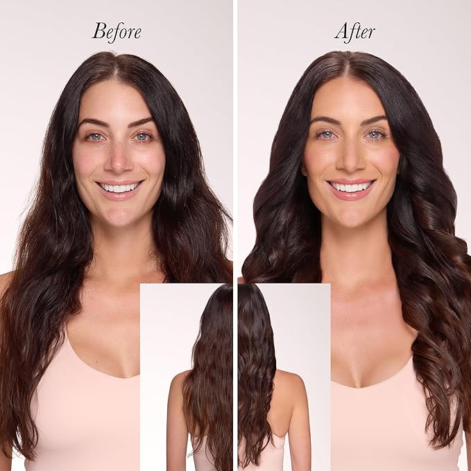 L'ANGE HAIR Le Duo Edge 360° Airflow Titanium Styler Blush | 2-in-1 Flat Iron Straightener & Curling Iron | 1” Wide Titanium Plates with Rounded Corners & Softly Beveled Edges (Blush)