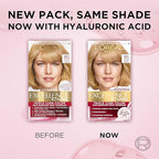 L'Oreal Paris Excellence Crème Permanent Hair Dye, Triple Care Hair Color with Pro-Keratine Complex for 100% Gray Hair Coverage, 8G Medium Golden Blonde, 1 Kit (Pack of 2)