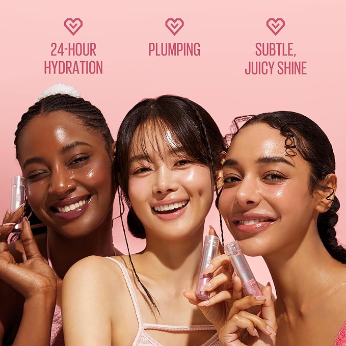 Kaja Juicy Glass Lip Balm | Plumping Lip Gloss Hydrating Lip Balm, Korean Beauty Tinted Lip Care, Moisturizing Lip Products, Nourishing Lip Moisturizer, Radiant Glow | Lychee Spritzer, 0.15 oz