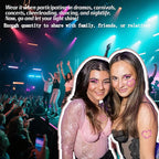 8 PCS Face Glitter Freckles Tattoo, Heart-Shaped Temporary Makeup Patches, Body Glitter Sparkle Fake Freckles Stickers Festival, Concert,Carnival Party,Cosmetic Glitter,Rave Accessories Decorations