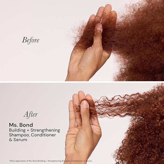 L'ANGE HAIR Ms. Bond Building + Strengthening Shampoo | Restores Hair Bonds | Intensive Treatment for Breakage Recovery | Smooth Finish | Moisturizing Formula | 8 fl oz Bottle