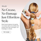 Kitsch Satin Scrunchies for Women - No Crease Hair Ties for Girls | Scrunchies For All Hair Types and Textures, Perfect for Day or Night - Garden Bouquet | Ideal Gifts for Women, 5pcs