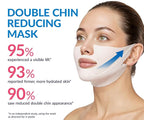 Stylia MaxiLift V-Line Lifting Collagen Face Mask - Advanced Double Chin Reducer - Jawline Shaper - Neck Firming and Tightening Mask with Hyaluronic Acid & Aloe Vera - Chin Strap for Sleeping (10PC)