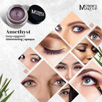 Mommy Makeup Waterproof Stay Put Gel Eyeliner Pot with Micropigments - Smudge-Proof, Long Lasting, Highly Pigmented Cream Eye Liner, 0.14 oz (Amethyst)