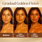 Hydrating Self Tanning Drops – MEDIUM/DARK – Face & Body Glow with DHA, Hyaluronic Acid, Niacinamide – Buildable, Streak Free Tan – MYSTERE BEAUTE – 1 fl oz