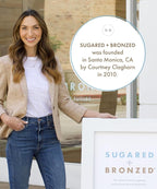 SUGARED + BRONZED Sunless Tanning Lotion – No Bronzer, FlexExpress, Hydrating Self-Tanner for Face & Body, Natural Glow, Lightweight, Long-Lasting Tan, Suits All Skin Tones (3 Fl OZ)