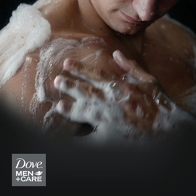 DOVE MEN + CARE Body and Face Bar To Clean and Hydrate Skin Body and Facial Cleanser More Moisturizing Than Bar Soap 3.75 oz 8 Bars