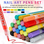 12 colors nail art pens