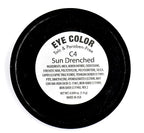 Sun Drenched Cinnamon Chocolate Brown Bronze Almond Gold Shimmer Pressed Powder Single Eyeshadow; Talc, Paraben & Cruelty Free
