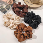 Hair Scrunchies for Women - Hair Ties No Damage Both for Thick Hair or Thin Hair Curl Hair No Crease Scrunchies Ponytail Holder No Hurt Your Hair