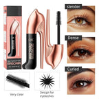 Unique High Heel Design Mascara – Ultra-Volumizing & Lengthening Lash Cosmetics Mascara for Long, Thick, Curled Lashes – 24H Waterproof & Smudge-Proof – Ultra Black, Dramatic Eye Makeup Look
