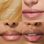 Prakti KhushiKiss Nourishing Lip Oil in Sparkling Chai, Hydrates & Plumps Lips, High-Shine Finish, with Hyaluronic Acid & Peptides, 0.17 oz