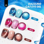 Beetles Gel Polish 75 PCS Deal Box 20 Colors Winter Nail Kit – Brown Blue Red Purple Glitter Cat Eye Gel, Glossy&Matte Top Coat DIY UV/LED Gel Nail Set Home Salon Christmas Gifts for Women Girls