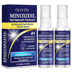 5% Minoxidil for Men and Women Hair Growth: Minoxidil Spray Hair Regrowth Treatment Serum with Biotin & Rosemary -Stop Hair Thinning and Hair Loss For Stronger Thicker Longer Hair