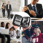 Manicure Kit, FAMILIFE Professional Manicure Set Nail Kit, 11 in 1 Stainless Steel Nail Clippers Set, with Portable Black Leather Travel Case Luxury Gifts for Him