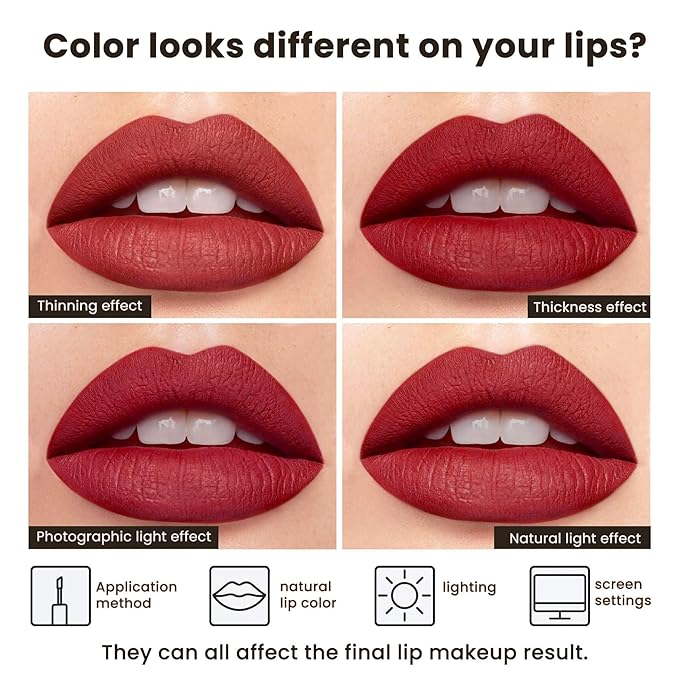 Matte Liquid Lipstick – Long-Lasting High Pigment Nude Pink Lip Color, Soft-Matte Finish, Long-Wearing, Lightweight & Comfortable, Smooth Application & Non-Transfer (Nude Pink)