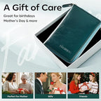 FAMILIFE Nail Kit, Professional Manicure Set Manicure Kit, 11 in 1 Stainless Steel Nail Clippers Set Pedicure Tools, Men Grooming Tool with Portable Blue Leather Travel Case Luxury Gifts for Him