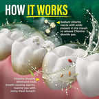 GuruNanda Fresh Breath Mouthwash, ADA-Accepted, Alcohol & Fluoride-Free, Sodium Chlorite, Essential Oils & Vitamins, 12-Hrs Fresh Breath, Wild Mint, 16 oz - 2 Pack