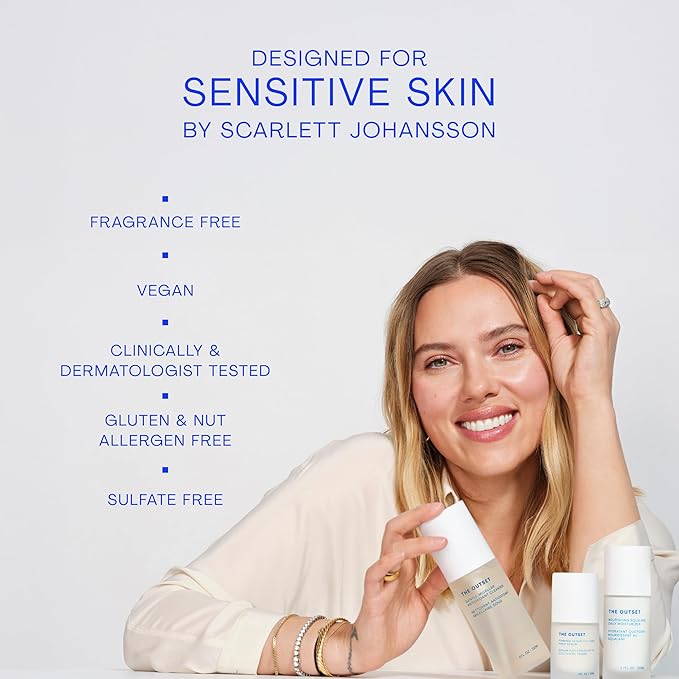 The Outset Exfoliating Caffeine Micro Polish - Gentle Fragrance Free Physical Face Scrub for Everyday - Awakening, Smoothing - Clean, Vegan, Gluten Free - All Skin Types, Sensitive Skin - 3.3 fl oz