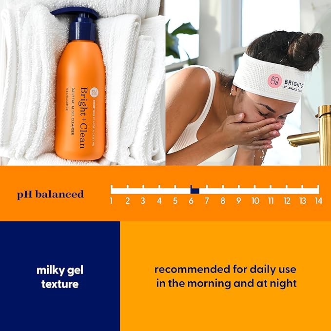 Gentle Bright+Clean Gel Cleanser by Dermatologist Angela Casey MD, Teen Skincare Must-Have