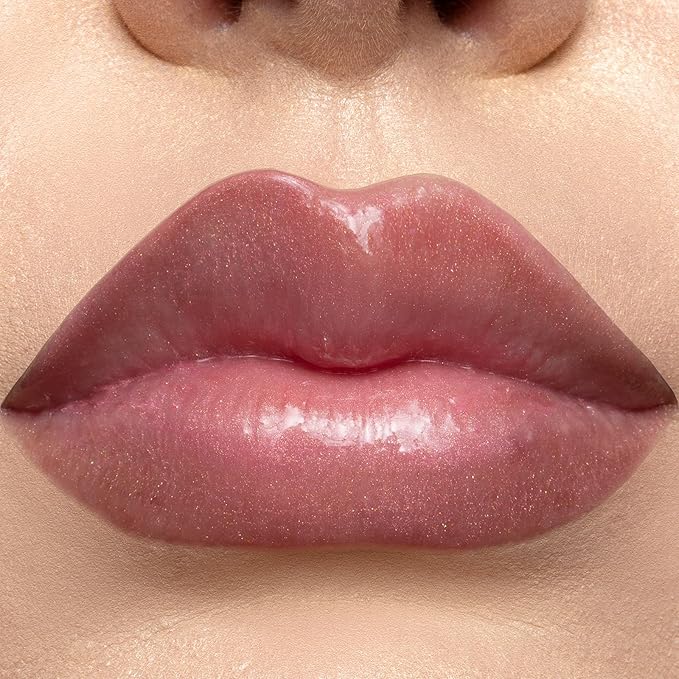 Ofra Lip Lush Thicc - Pink Lip Plumper Gloss - Hydrating, Non Sticky, Ultra Glossy, and Cruelty-Free Plumping Lip Gloss - 3.5ml