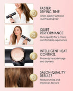 ELLA BELLA® Professional Ionic Hair Dryer with Diffuser • Negative Ion Blow Dryer • Suitable All Hair Types • Intelligent Heat Control & Rapid Drying Speeds • Lightweight Design • Low Noise Technology