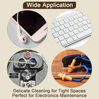 200 Pcs Microblading Cotton Swabs, Pointed Cotton Swabs with Bamboo Sticks for Makeup, Nail Polish, Tattoo Touch Ups, Crafting and Beauty Detail, Lint-Free, 4 Inch