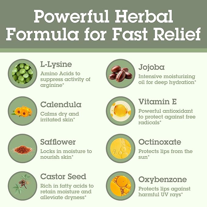 Quantum Health SuperLysine+ Coldstick Lip Sunscreen - Lysine Herbs & Nutrients Soothe & Moisturize Lips - Softens & Protects from the Sun - SPF 21 - Clear - 0.17 Ounce