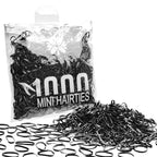 1000PCS Hair Rubber Bands(black)