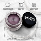 Mommy Makeup Waterproof Stay Put Gel Eyeliner Pot with Micropigments - Smudge-Proof, Long Lasting, Highly Pigmented Cream Eye Liner, 0.14 oz (Amethyst)