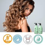 Luseta Tea Tree & Mint Shampoo Cleansing and Soothing for All Hair Types Nourishing & Invigorating Scalp Fights Dandruff 16.9 Oz