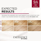 L'Oreal Paris Excellence Creme Permanent Triple Care Hair Color, 9A Light Ash Blonde, Gray Coverage For Up to 8 Weeks, All Hair Types, Pack of 1