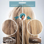 Satin Silk Bonnet for Sleeping, Soft Satin Lined Hair Bonnet for Women, Double Layer Sleep Nightcap