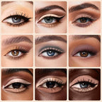 Highly Pigmented Chameleon Eyeshadow Palette, 12 Colors Sparkle Creamy Duo Chrome Multidimensional Eye Shadow Pallet, Long-Wearing Formula,easily blendable,Vegan & Cruelty Free (#05)