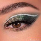 ColourPop Just My Luck Green Eyeshadow Palette - Green & Neutral Eyeshadow Palette with Matte & Metallic Finishes - High-Pigment Eye Makeup with a Long-Wearing Formula (0.3 oz)