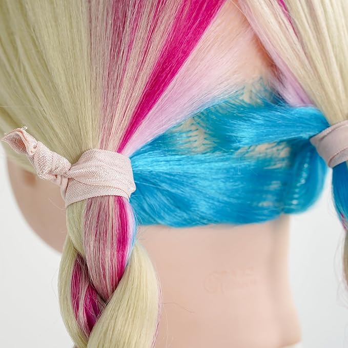 MEEDEE Rose Gold Hair Ties for Women - No Crease Soft Knotted Ribbon Ties, Damage-Free for Ponytails, Yoga, and Bracelets (100 Pack)