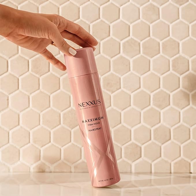 Nexxus Styling Spray Maxximum Finish Firm Hold Hairspray Powered by STYLEPROTECT Technology 10 oz