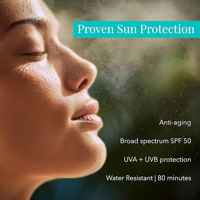SolRX SPORT SPRAY SPF 50 Sunscreen Spray SPF50, Reef Friendly, Broad Spectrum Sunscreen for Face and Body, Oxybenzone Free