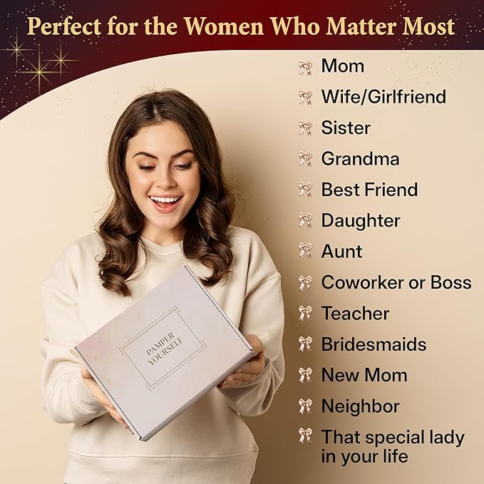 17-Piece Luxury Gift Set with Robe | Complete INFUSÉ White Tea & Coconut Bath Collection | Self-Care Kit with Bath Bombs, Face Masks & Hair Care | Bridesmaid, Mom, Wife, Grandma or Loved Ones