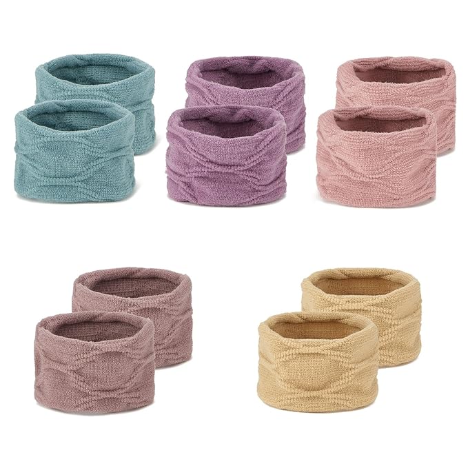 10 Pcs No Damage Hair Ties Thick Hair Elastic Rubber Bands Hair Accessories Scrunchies Seamless for Women
