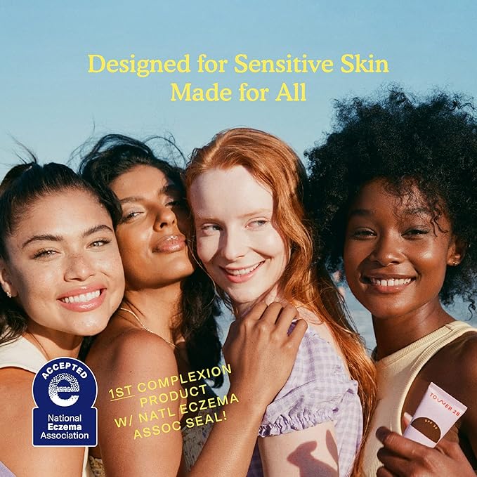 Tower 28 Beauty SunnyDays SPF 30 Tinted Mineral Sunscreen - For Sensitive Skin - 2-in-1 Facial Broad Spectrum UVA/UVB Protection + Foundation - Shade 30 PCH - Medium with Yellow Undertones, 1 Fl Oz