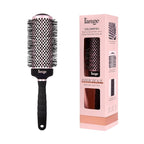 L'ANGE HAIR VolumePro Extra-Long Ceramic Ionic Round Brush, Black | For Blow Drying, Curling & Styling | Adds Volume, Reduces Frizz & Boosts Shine | Ideal for Extra-Long Hair (53mm)