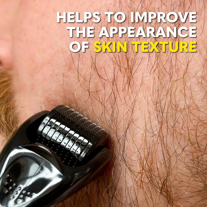 The Beard Club Beard Growth Kit - Derma Roller, Beard Growth Oil, Sandalwood Balm, Comb - Gift Set