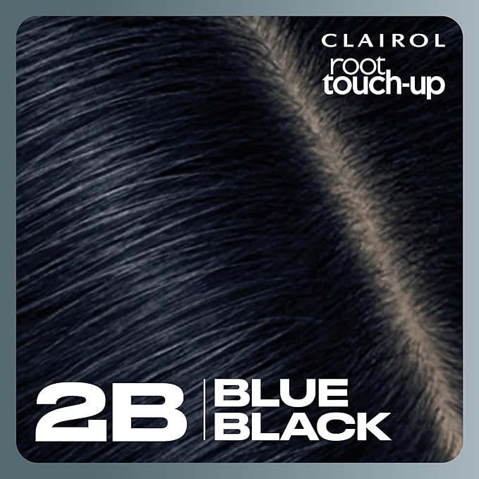 Clairol Root Touch-Up by Nice'n Easy Permanent Hair Dye, 2B Blue Black Hair Color, Pack of 1