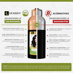 HERBBY Hair Color Shampoo for Gray Hair Coverage&Color Transform with 9 Herbal Extracts –Long Lasting(6-8 Weeks),Shiny,Evenly Colored,Instant Hair Dye Shampoo&Conditioner,500 Ml (NATURAL BLACK COLOR)