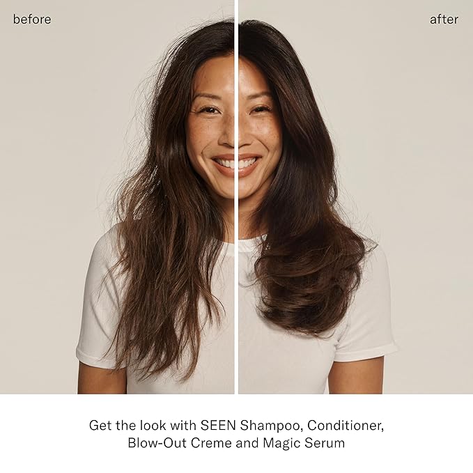 SEEN Shampoo, Fragrance Free - Non-Comedogenic & Hair Shampoo- Dermatologist-Developed - Safe for Sensitive, Eczema & Acne Prone Skin